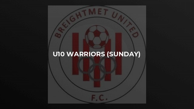 u10 Warriors (Sunday)