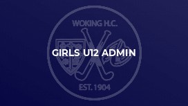 Girls U12 Admin