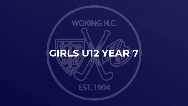 Girls U12 Year 7
