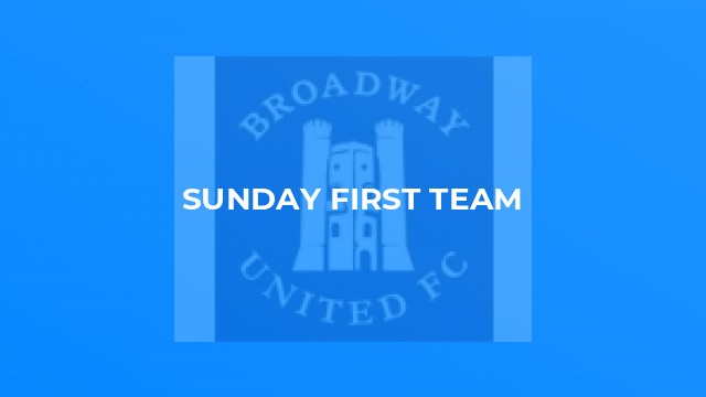 Sunday First Team