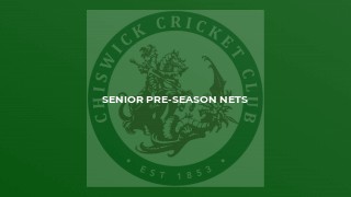 Senior Pre-Season Nets