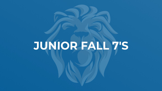 Junior Fall 7's