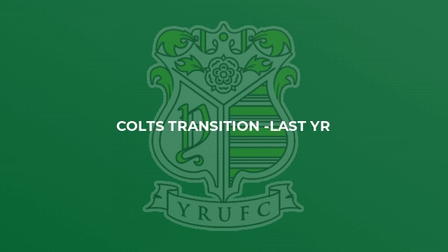 Colts transition -last yr