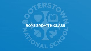 Boys 3rd/4th class