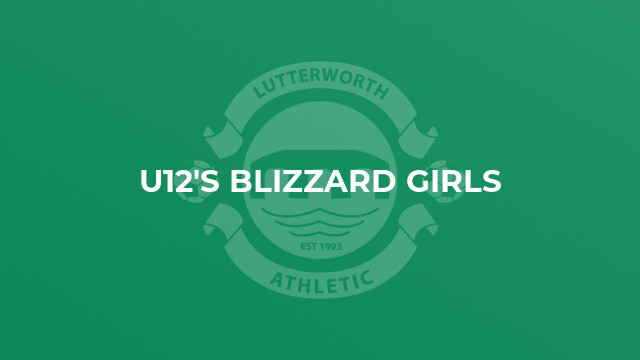 U12's Blizzard Girls