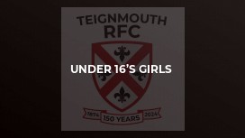 Under 16’s Girls