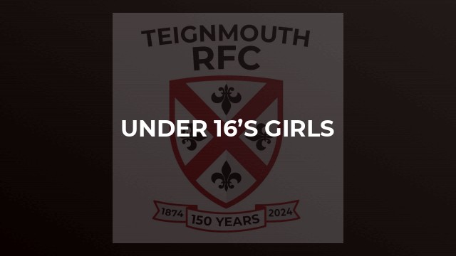 Under 16’s Girls