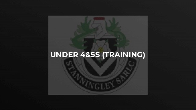 Under 4&5s (Training)
