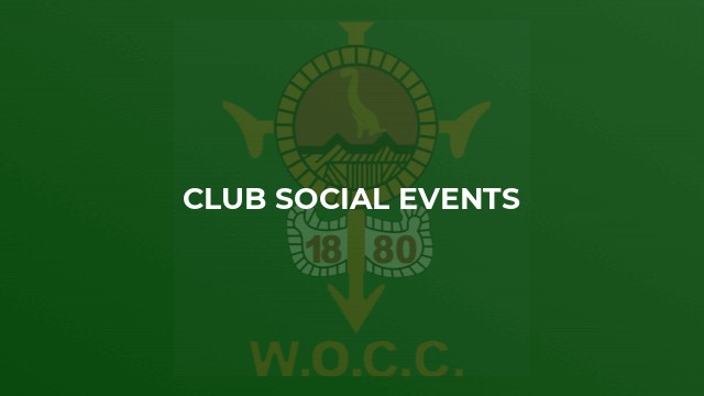 Club Social Events