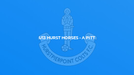 U13 Hurst Horses - A Pitt