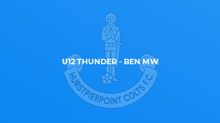 U12 Thunder - Ben MW