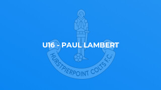U16 - Paul Lambert