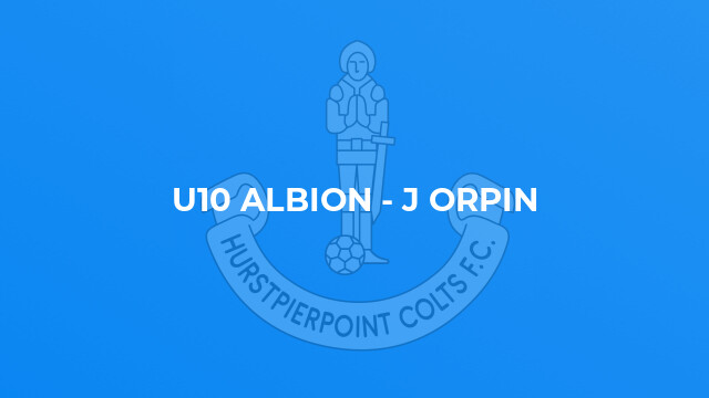 U10 Albion - J Orpin