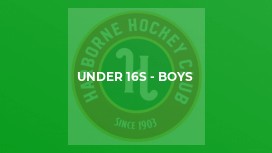 Under 16s - Boys