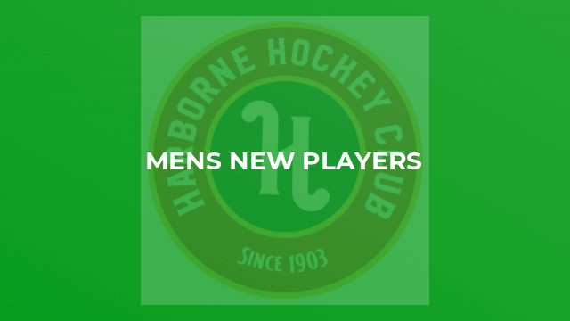 Mens new players