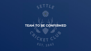 Team to be confirmed