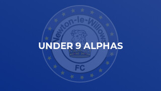 Under 9 Alphas