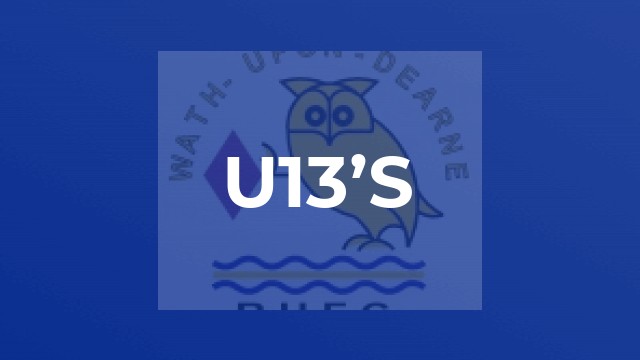 U13’s