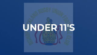 Under 11's