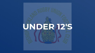 Under 12's