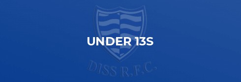 Diss Under 13's enjoy first win of the season