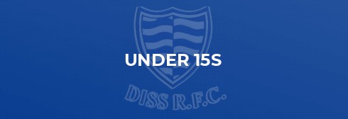Diss Under 15’s Norfolk Cup