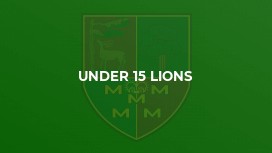 Under 15 Lions
