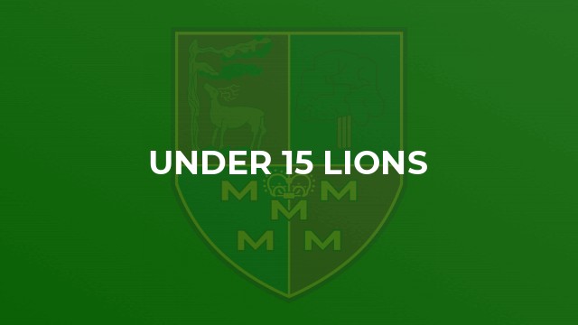 Under 15 Lions