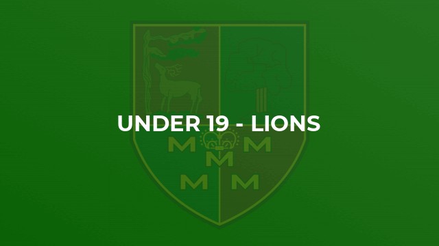 Under 19 - Lions