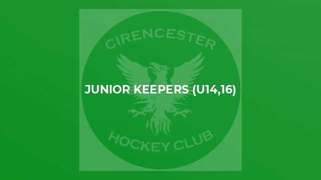 Junior Keepers (U14,16)