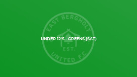 Under 12's - Greens (Sat)
