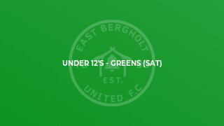 Under 12's - Greens (Sat)