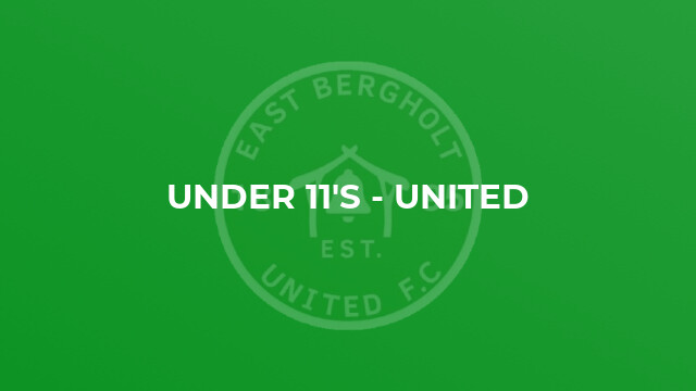 Under 11's - United