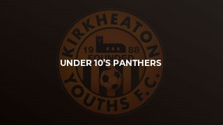 Under 10’s Panthers