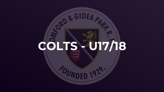 Colts - U17/18