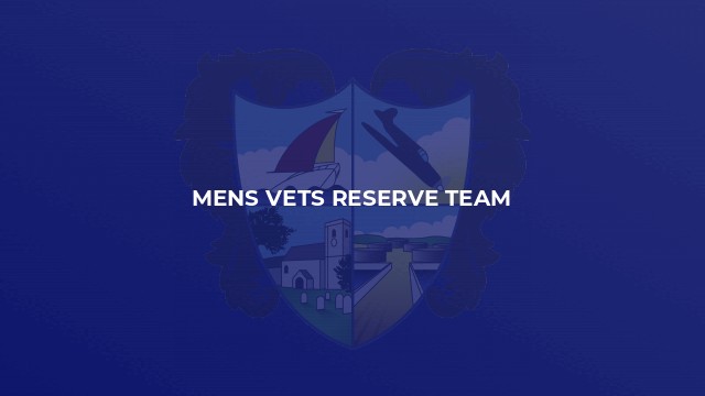 Mens Vets Reserve Team