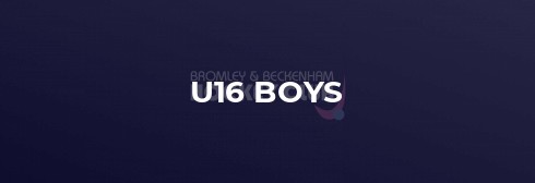 Boys U16s Held at Home