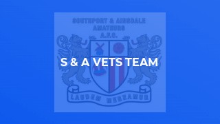 S & A Vets team