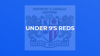 Under 9's Reds