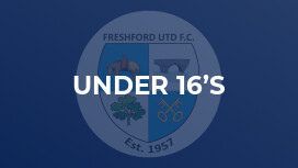 Under 16’s