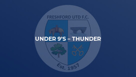 Under 9’s – Thunder