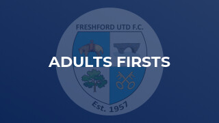 Adults Firsts