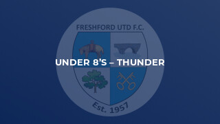 Under 8’s – Thunder