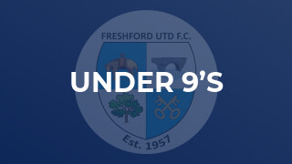 Under 9’s