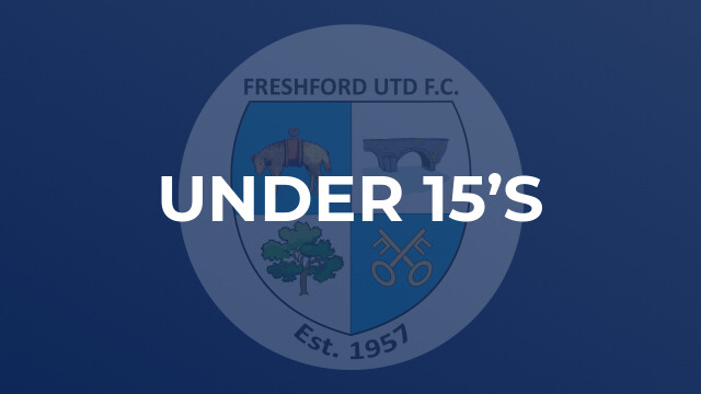 Under 15’s