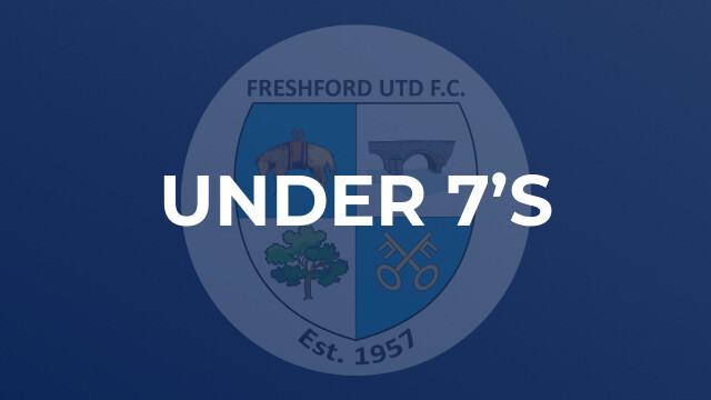 Under 7’s