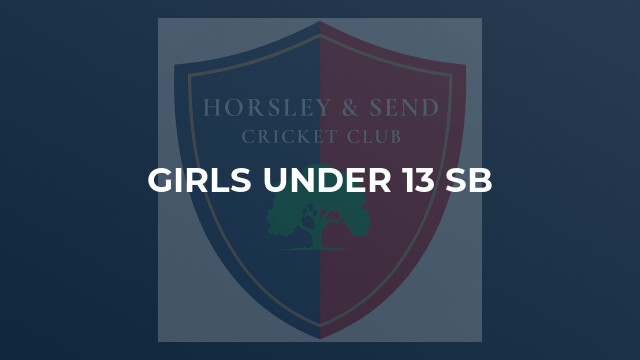 Girls Under 13 SB