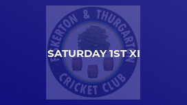 Saturday 1st XI