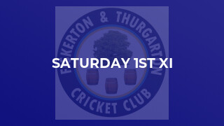 Saturday 1st XI