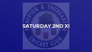 Saturday 2nd XI